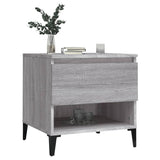 Side tables 2 pcs Sonoma gray 50x46x50 cm Engineered wood