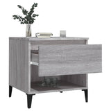 Side tables 2 pcs Sonoma gray 50x46x50 cm Engineered wood