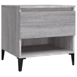 Side tables 2 pcs Sonoma gray 50x46x50 cm Engineered wood