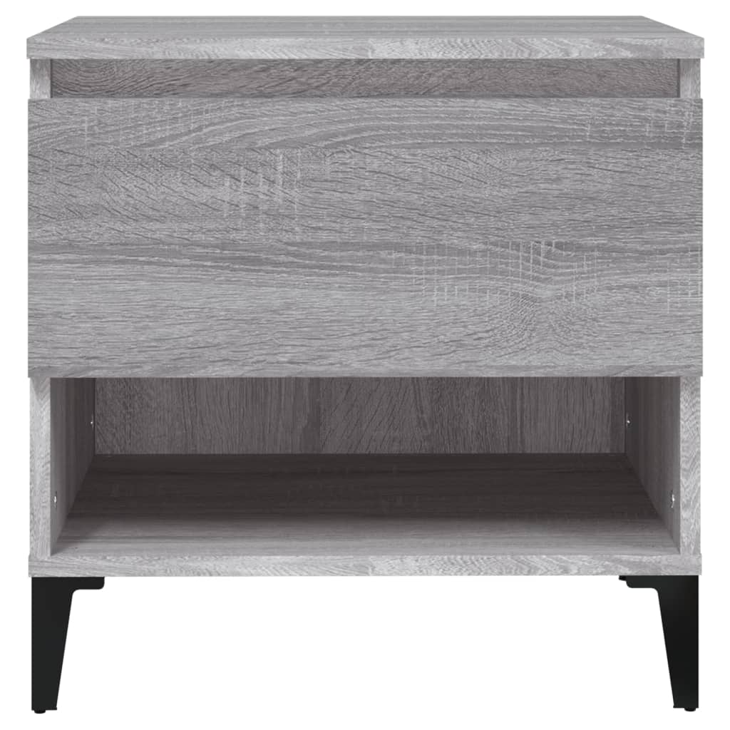 Beistelltische 2 Stk. Sonoma grau 50x46x50 cm Holzwerkstoff