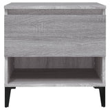 Side tables 2 pcs Sonoma gray 50x46x50 cm Engineered wood