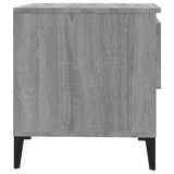 Side tables 2 pcs Sonoma gray 50x46x50 cm Engineered wood