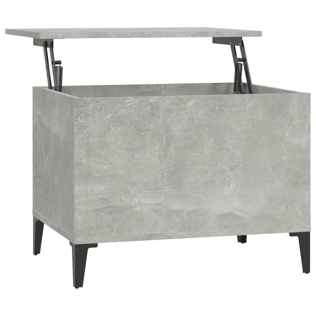 Concrete Grey Coffee Table 60x44.5x45 cm Engineered Wood