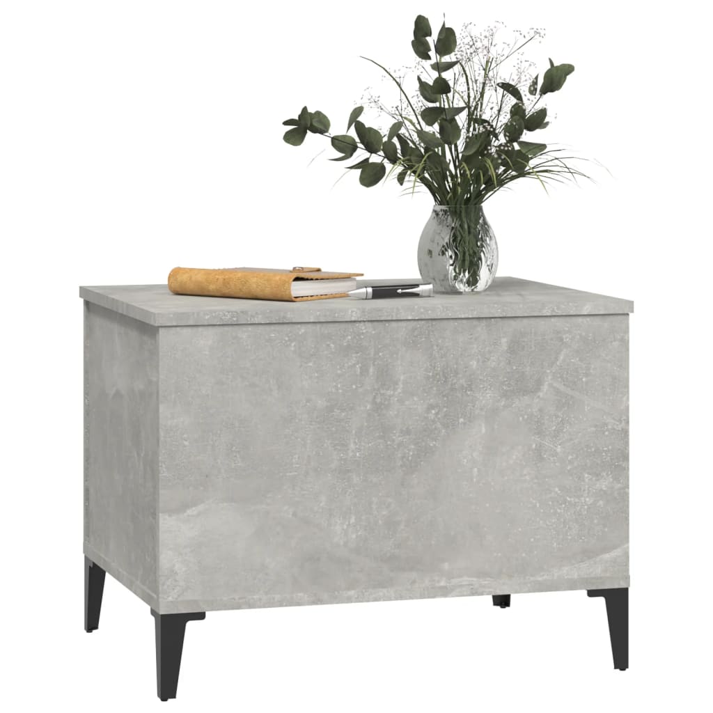 Concrete Grey Coffee Table 60x44.5x45 cm Engineered Wood