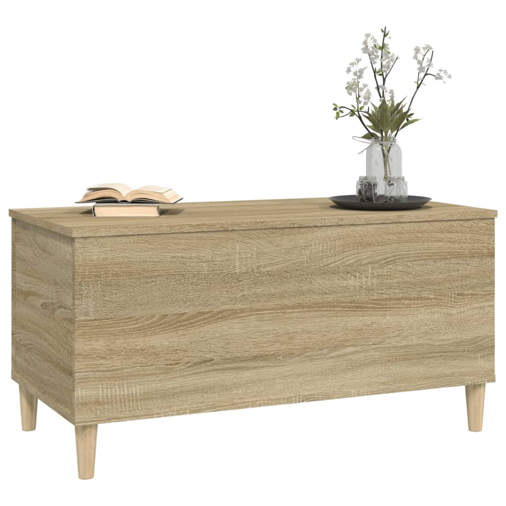 Table basse Chêne sonoma 90x44,5x45 cm Bois d'ingénierie