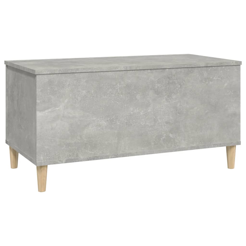 Table basse Gris béton 90x44,5x45 cm Bois d'ingénierie