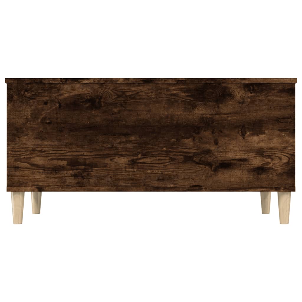 Table basse Chêne fumé 90x44,5x45 cm Bois d'ingénierie