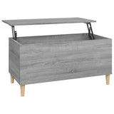 Sonoma coffee table gray 90x44.5x45 cm Engineered wood