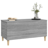 Table basse Sonoma gris 90x44,5x45 cm Bois d'ingénierie