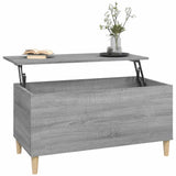 Sonoma coffee table gray 90x44.5x45 cm Engineered wood