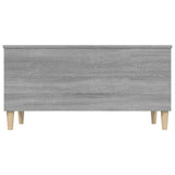 Table basse Sonoma gris 90x44,5x45 cm Bois d'ingénierie