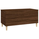 Table basse Chêne marron 90x44,5x45 cm Bois d'ingénierie