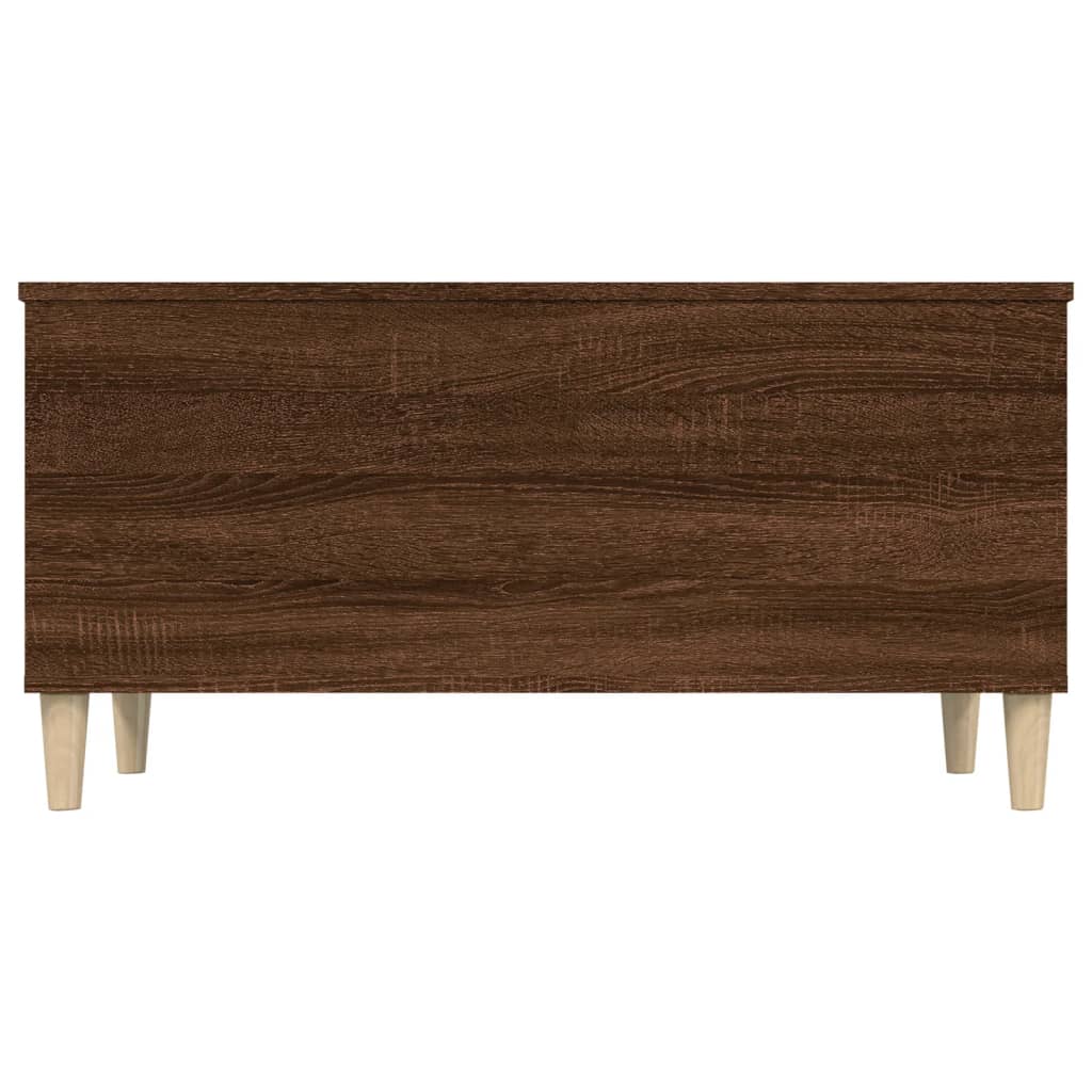 Table basse Chêne marron 90x44,5x45 cm Bois d'ingénierie