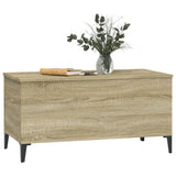 Table basse Chêne sonoma 90x44,5x45 cm Bois d'ingénierie