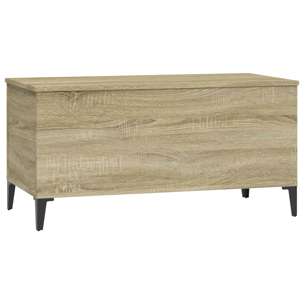 Table basse Chêne sonoma 90x44,5x45 cm Bois d'ingénierie