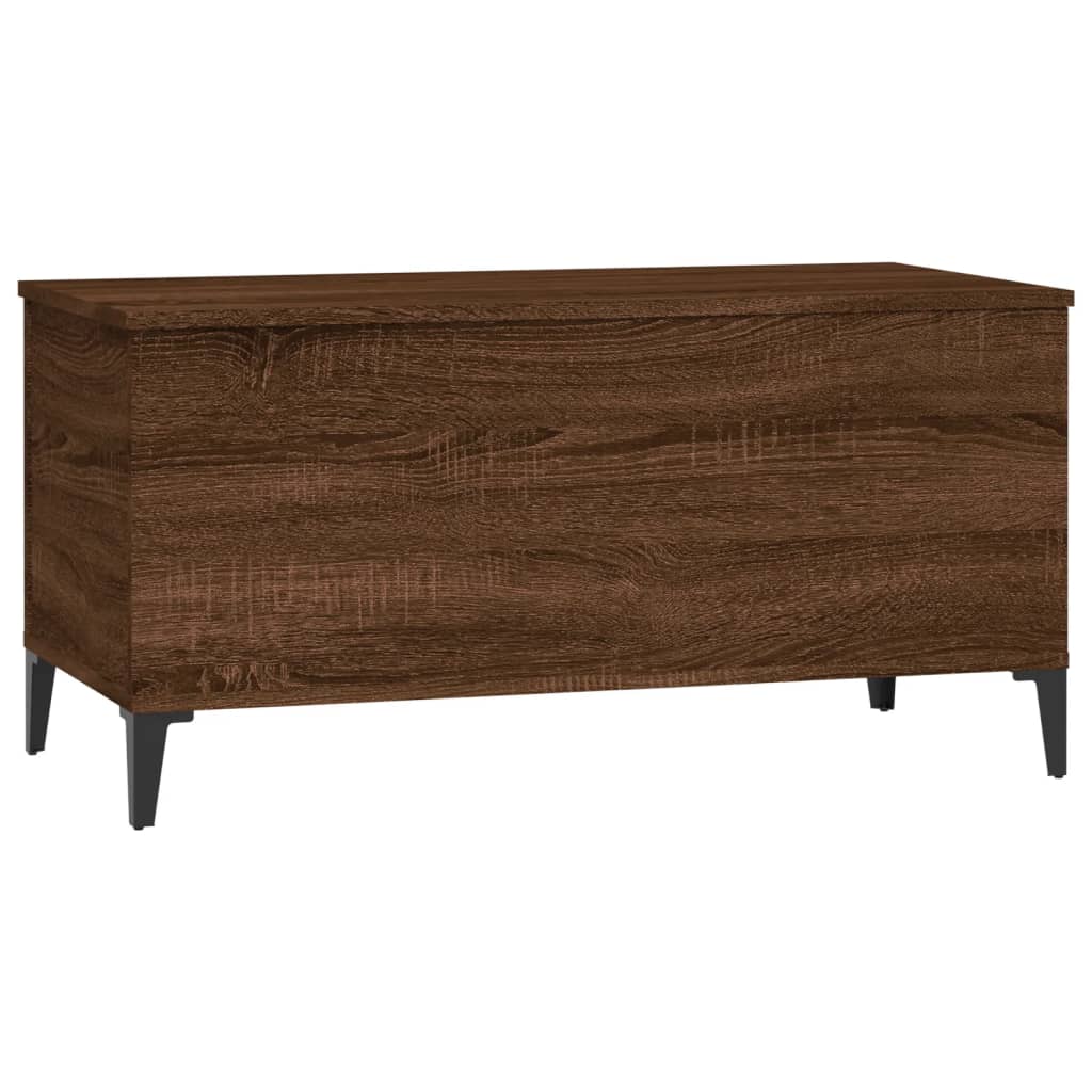 Table basse Chêne marron 90x44,5x45 cm Bois d'ingénierie