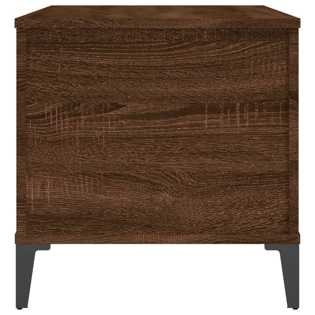 Table basse Chêne marron 90x44,5x45 cm Bois d'ingénierie