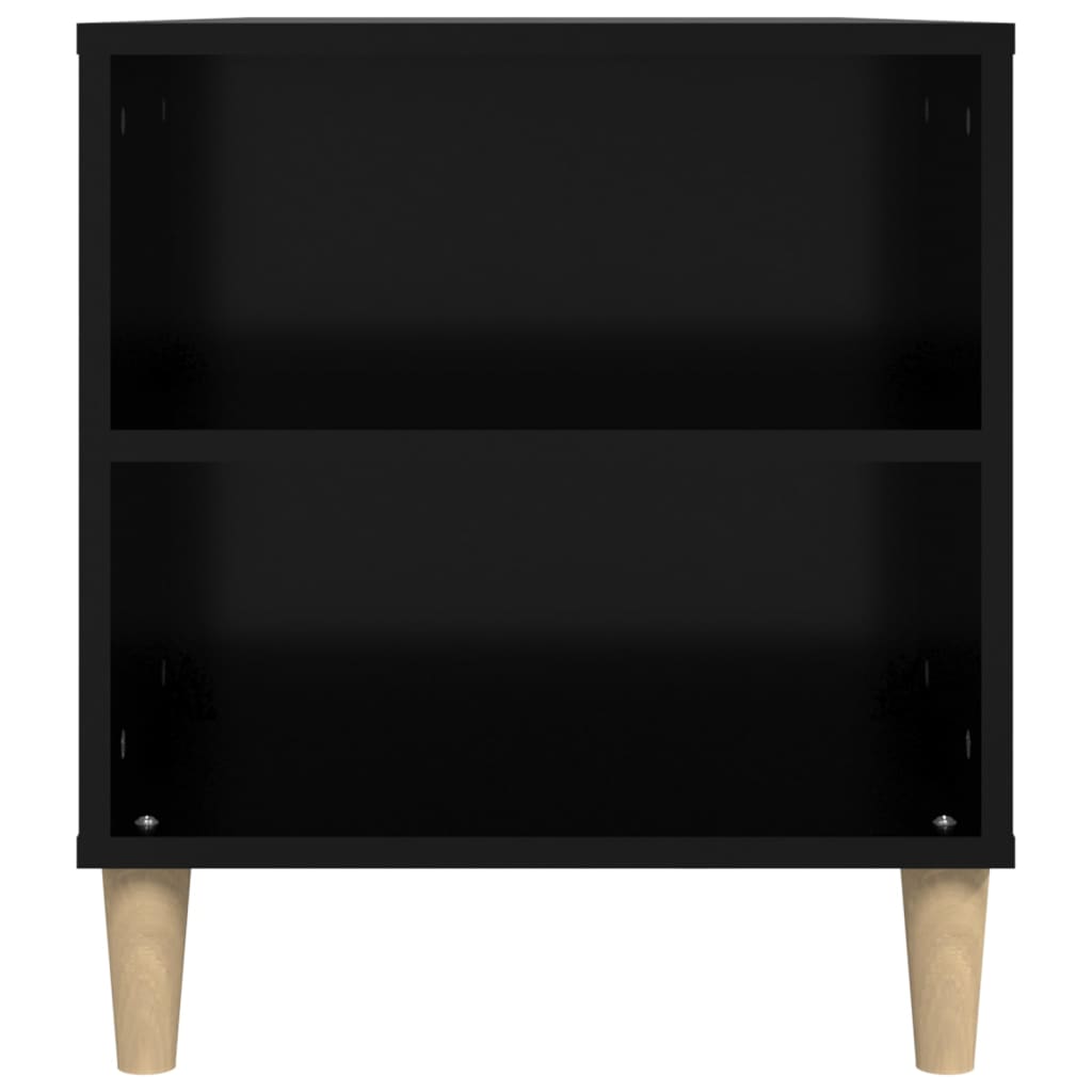 Meuble TV Noir 102x44,5x50 cm Bois d'ingénierie