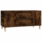 Meuble TV Chêne fumé 102x44,5x50 cm Bois d'ingénierie