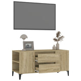 Meuble TV Chêne sonoma 102x44,5x50 cm Bois d'ingénierie