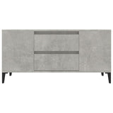 Meuble TV Gris béton 102x44,5x50 cm Bois d'ingénierie