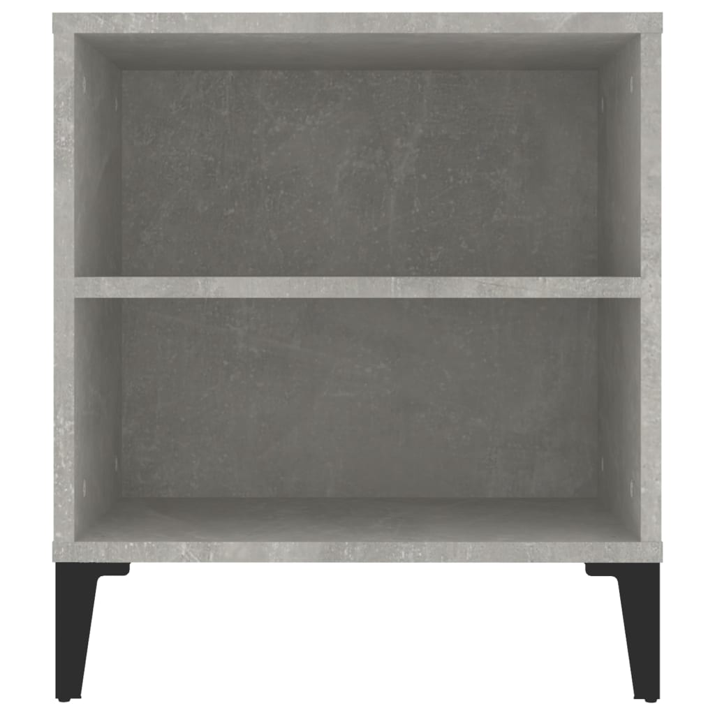 Meuble TV Gris béton 102x44,5x50 cm Bois d'ingénierie