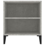 Meuble TV Gris béton 102x44,5x50 cm Bois d'ingénierie