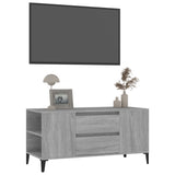 Meuble TV Sonoma gris 102x44,5x50 cm Bois d'ingénierie