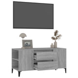 Meuble TV Sonoma gris 102x44,5x50 cm Bois d'ingénierie