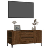 Meuble TV Chêne marron 102x44,5x50 cm Bois d'ingénierie