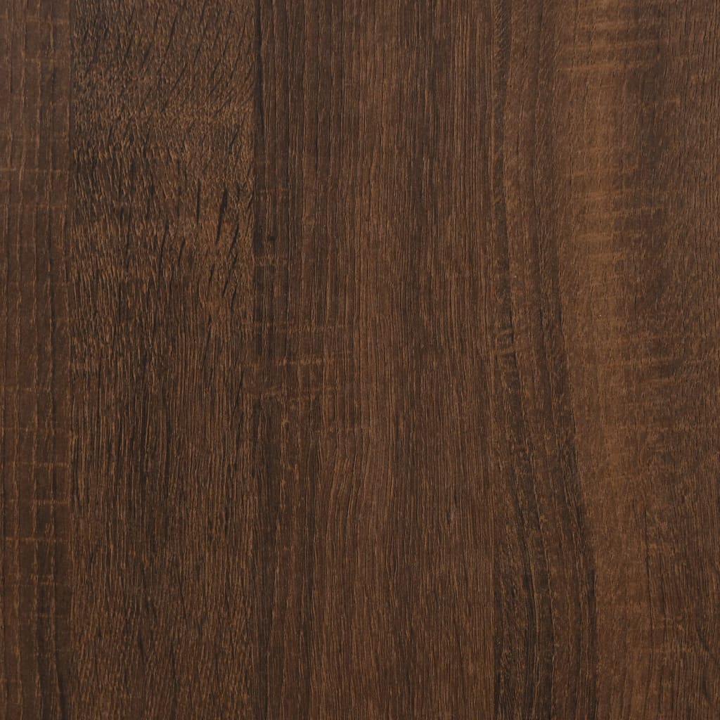 Meuble TV Chêne marron 102x44,5x50 cm Bois d'ingénierie