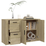 Sideboard Sonoma oak 100x33x59.5 cm Engineered wood