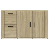 Sideboard Sonoma oak 100x33x59.5 cm Engineered wood