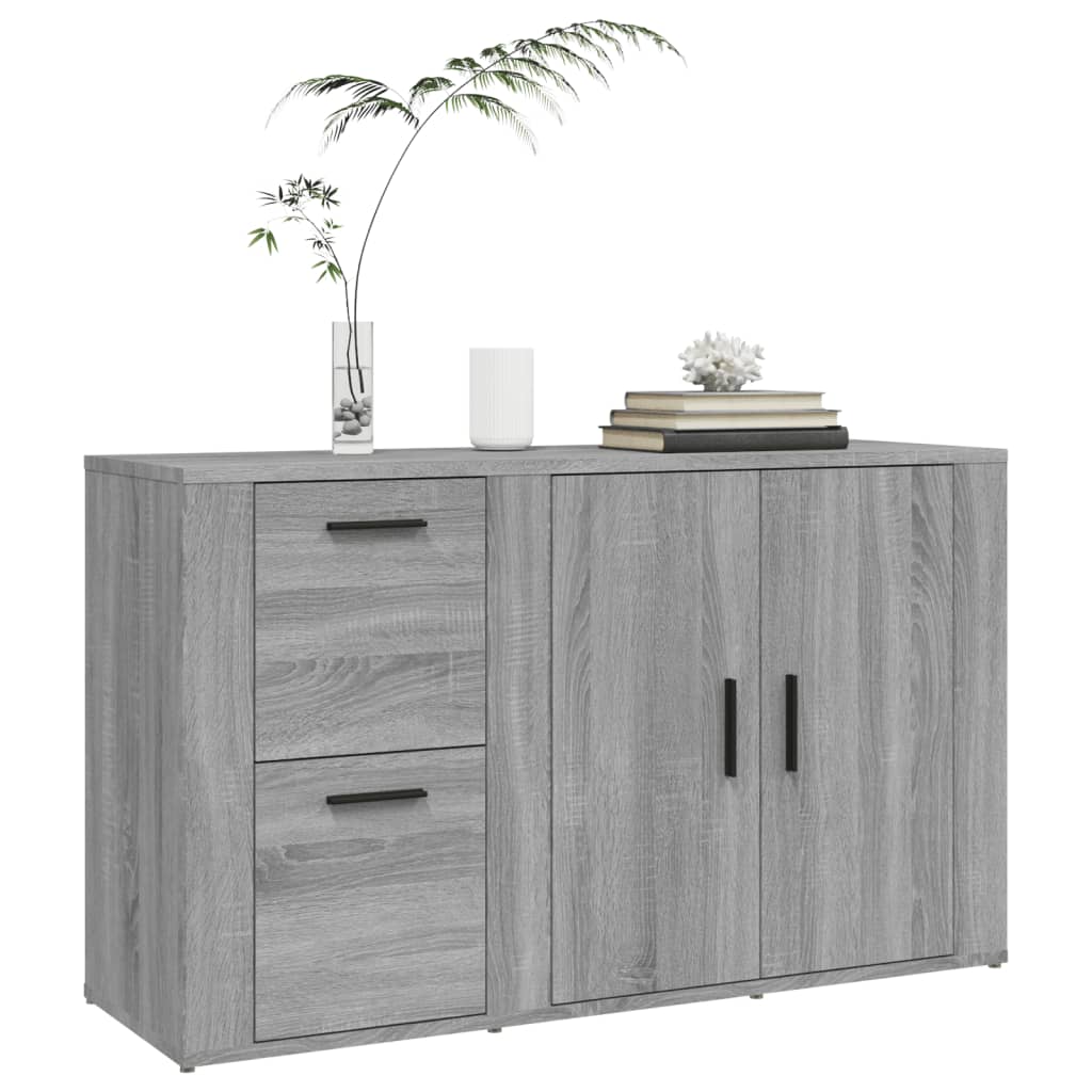 Buffet Sonoma gris 100x33x59,5 cm Bois d'ingénierie