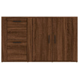 Sideboard Brown Oak 100x33x59.5 cm Engineered wood