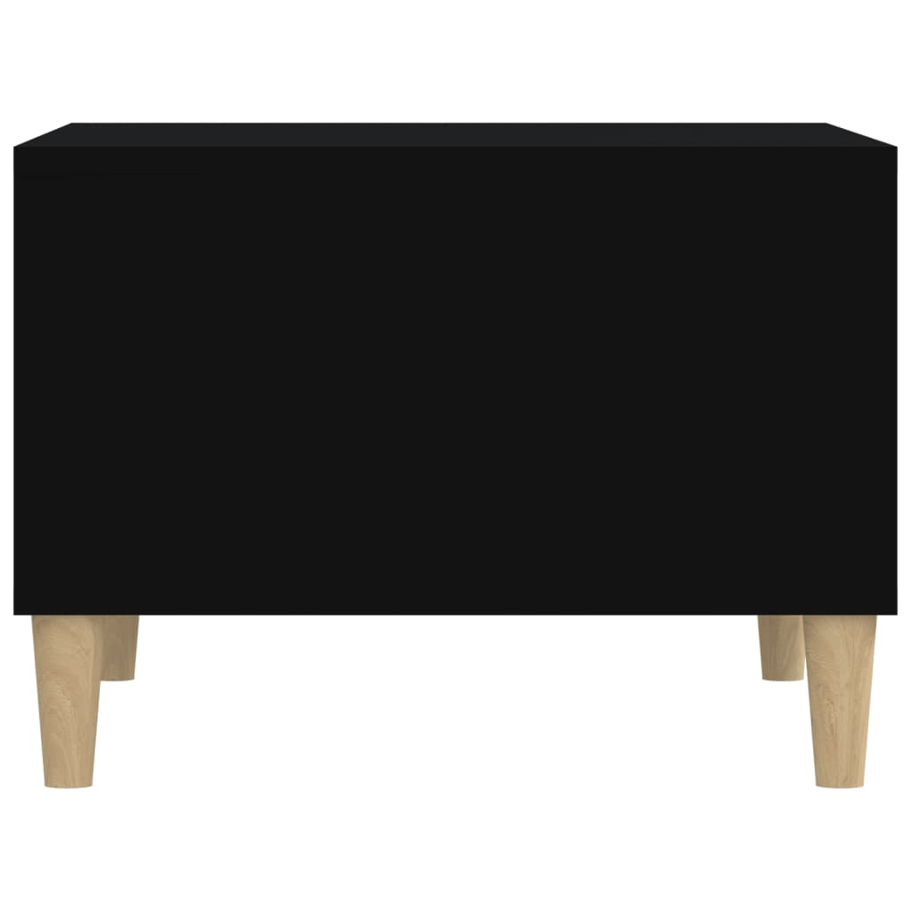 Coffee table Black 60x50x36.5 cm Engineered wood