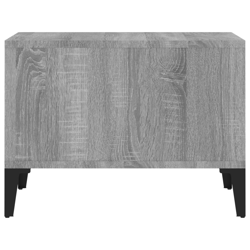 Table basse Sonoma gris 60x50x36,5 cm Bois d'ingénierie