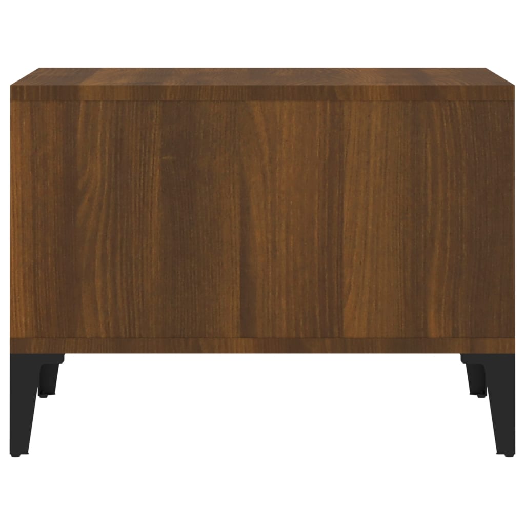 Table basse Chêne marron 60x50x36,5 cm Bois d'ingénierie