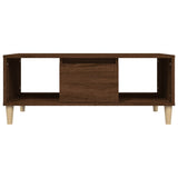 Table basse Chêne marron 90x50x36,5 cm Bois d'ingénierie