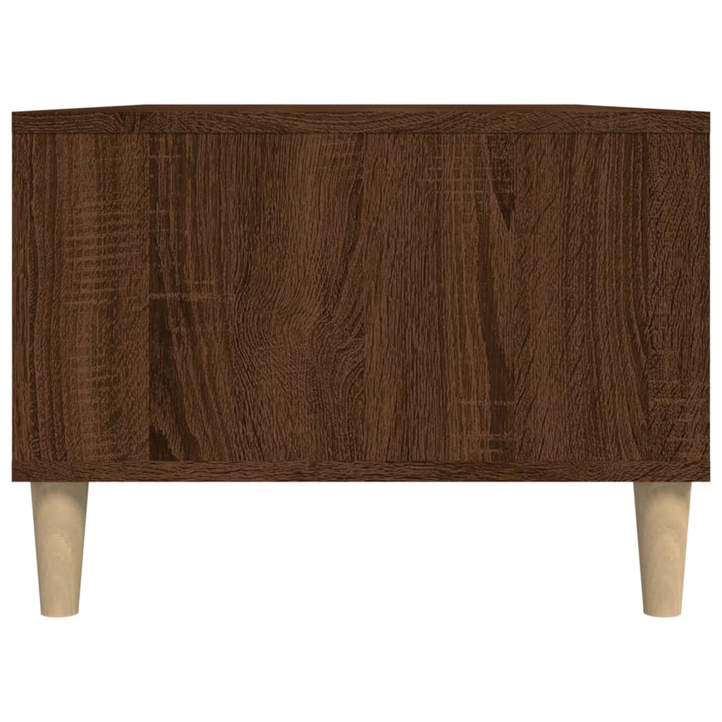 Table basse Chêne marron 90x50x36,5 cm Bois d'ingénierie