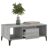 Sonoma coffee table gray 90x50x36.5 cm Engineered wood