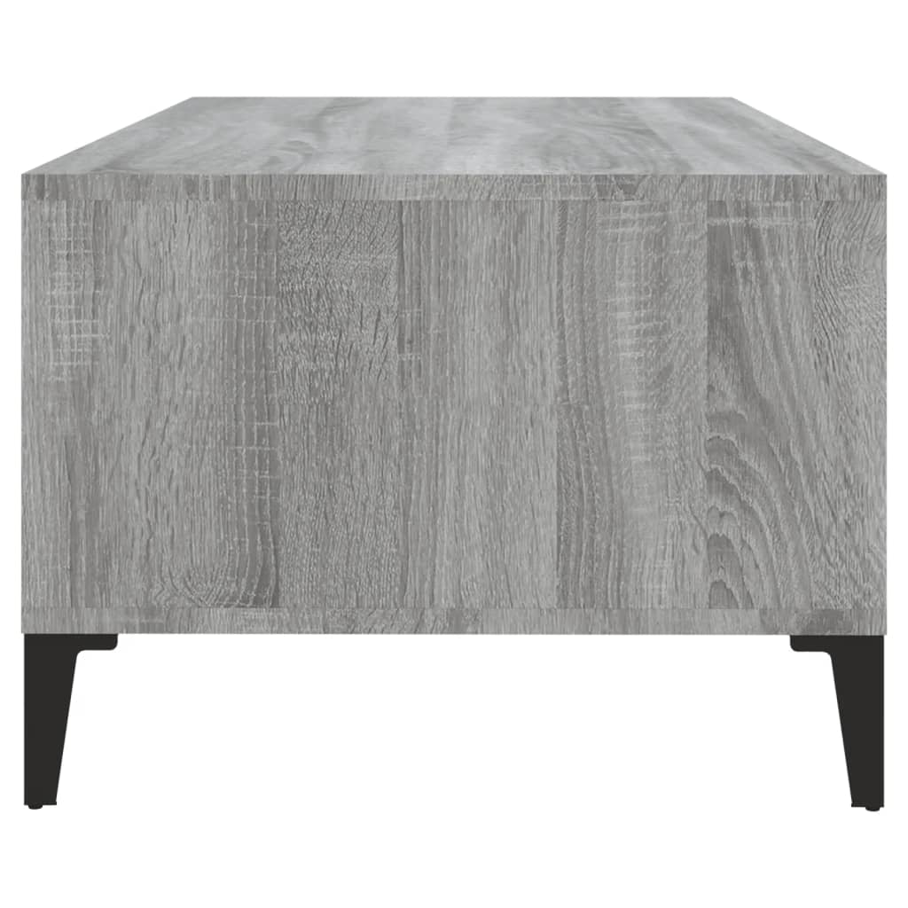 Sonoma coffee table gray 90x50x36.5 cm Engineered wood