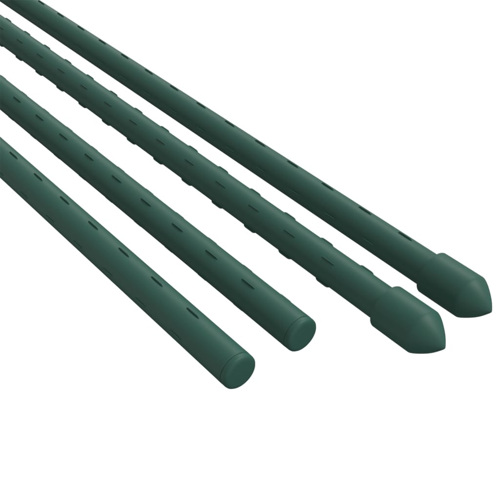 Piquets pour plantes de jardin 30 pcs vert 60 cm acier