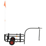 Black steel fishing trolley