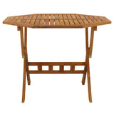 Table pliable de jardin 90x75 cm Bois d'acacia solide