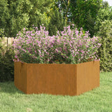 Jardinière Rouillé 138x120x45 cm Acier corten