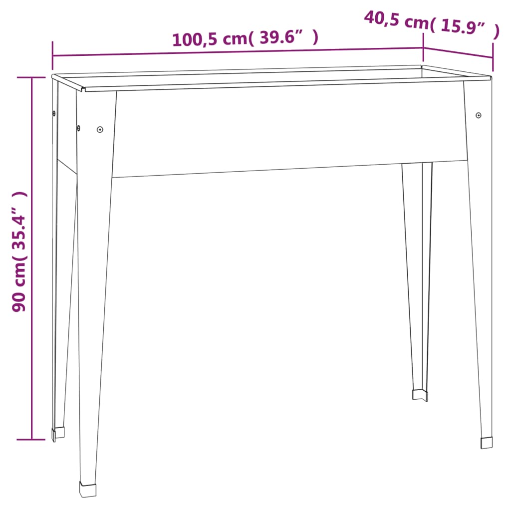 Jardinières 2 pcs Acier galvanisé