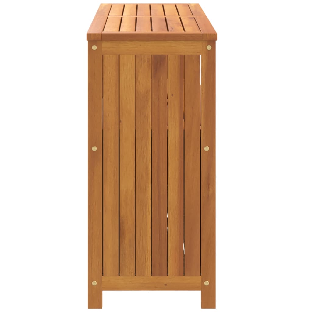 Table console de jardin 110x35x75 cm bois massif d'acacia