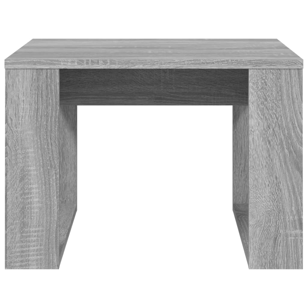 Table d'appoint Sonoma gris 50x50x35 cm Bois d'ingénierie