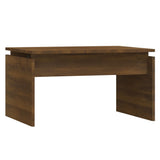 Table basse Chêne marron 68x50x38 cm Bois d'ingénierie